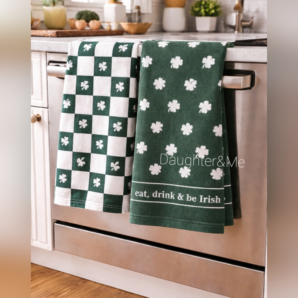 Kitchen Towels Set 💯 Cotton